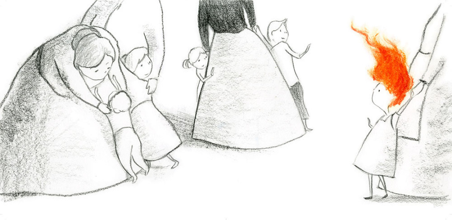 Иллюстрации Вен Ди Тан к книге «Лили»